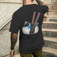 寿司ロール オウム I Kawaii Food I Blue-Masked Lovebird 長袖tシャツ メンズTシャツ バックプリント 彼への贈り物