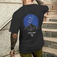 山と星座 乙女座 メンズTシャツ バックプリント 彼への贈り物