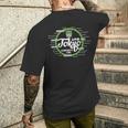山手線 東京 和漢字 お土産 新宿 渋谷 メンズTシャツ バックプリント 彼への贈り物