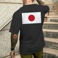 応援 受験 部活 スポーツ 山本五十六 やってみせ メンズTシャツ バックプリント 彼への贈り物