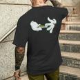手巻きジョイント 漫画 マリファナ ウィードポット 大麻 新品 メンズTシャツ バックプリント 彼への贈り物