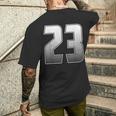 数字 23 二十三 メンズTシャツ バックプリント 彼への贈り物