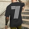 数字 7 ラッキーナンバーセブン メンズTシャツ バックプリント 彼への贈り物