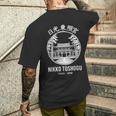 日光東照宮 日本 印鑑 うちわ 和漢字 お土産 メンズTシャツ バックプリント 彼への贈り物