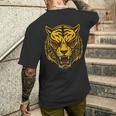 日本のタイガーの象徴的なレスリングルチャリブレマスクメンズレディース。 メンズTシャツ バックプリント 彼への贈り物