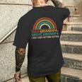 メンズ 曽祖父お父さんおじいちゃんひいおじいちゃんの父の日 メンズTシャツ バックプリント 彼への贈り物
