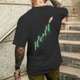 月へムーニング暗号株取引強気トレーダー Btc メンズTシャツ バックプリント 彼への贈り物