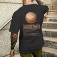 木星の事実 メンズTシャツ バックプリント 彼への贈り物