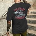 本物の男は立ち乗りする 夏のジェットスキースタイル メンズTシャツ バックプリント 彼への贈り物