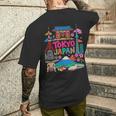 東京 日本 旅行 お土産 都市 ランドマーク 観光 ギフト メンズTシャツ バックプリント 彼への贈り物