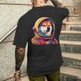柴犬 面白いtシャツ 犬 宇宙飛行士 かわいい メンズ 子供 おもしろ 服 グッズ ネタ 犬好き メンズTシャツ バックプリント 彼への贈り物