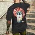 森の目 メンズTシャツ バックプリント 彼への贈り物