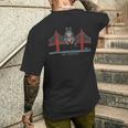 橋にぶら下がった猫 メアリーの雹の恋人 トレンディなシャツ映画 メンズTシャツ バックプリント 彼への贈り物