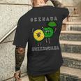 沖縄シークワーサーさん メンズTシャツ バックプリント 彼への贈り物