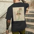 河童【日本の妖怪シリーズ】 メンズTシャツ バックプリント 彼への贈り物