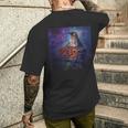 猫 ピザ スクラッチミュージック ダンス クラブ パーティー レコード レーザーシャツ メンズTシャツ バックプリント 彼への贈り物