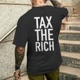 税金リッチ。 メンズTシャツ バックプリント 彼への贈り物