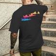 競艇 ボートレース ターン ビンテージ 面白いtシャツ メンズ おもしろ 面白 ネタ 面白グッズ 長袖tシャツ メンズTシャツ バックプリント 彼への贈り物