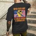 第1騎兵師団 第1装甲bctフロントデザイン メンズTシャツ バックプリント 彼への贈り物