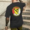 第1騎兵師団「The First Team」軍隊 メンズTシャツ バックプリント 彼への贈り物