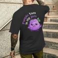紫山芋はマイジャム 宇部熱狂者 メンズTシャツ バックプリント 彼への贈り物