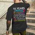 結婚10周年記念ギフト 結婚10周年 メンズTシャツ バックプリント 彼への贈り物