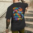 絞り染め カラーフェザー アメリカ インディアン プライド ネイティブアメリカン メンズTシャツ バックプリント 彼への贈り物