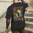 美術 絵画 名作アート ポスター メンズ レディース 面白い 服 メンズTシャツ バックプリント 彼への贈り物
