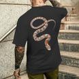 蛇蛇 メンズTシャツ バックプリント 彼への贈り物