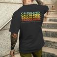 計算チャット無効、シンプルロケットサッカー メンズTシャツ バックプリント 彼への贈り物