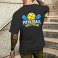 退職ピックルボール アパレル ピックルボール メンズTシャツ バックプリント 彼への贈り物