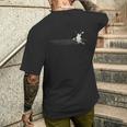 釣り人 シーカヤック フィッシングカヤック 足漕ぎ 長袖tシャツ メンズTシャツ バックプリント 彼への贈り物