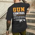 銃規制定義保安官 メンズTシャツ バックプリント 彼への贈り物