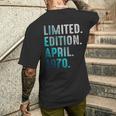 限定版 1970年4月 レトロ ヴィンテージ 1970 メンズTシャツ バックプリント 彼への贈り物
