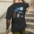 面白いtシャツ パグ 犬 かわいい イヌ わんこ メンズ 犬好き グッズ 面白い 服 ネタ 子供 キッズ メンズTシャツ バックプリント 彼への贈り物
