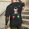 面白いtシャツ フレンチブルドッグ 着信 犬 イヌ メンズ グッズ かわいい おもしろ 面白い 服 ネタ メンズTシャツ バックプリント 彼への贈り物