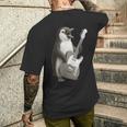 面白いtシャツ ペンギン ギター メンズ グッズ かわいい おもしろ 面白い 服 ネタ メンズTシャツ バックプリント 彼への贈り物