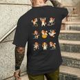面白いtシャツ 犬 キャバリア 筋トレ ジム イヌ グッズ かわいい おもしろtシャツ 面白い 服 ネタ メンズTシャツ バックプリント 彼への贈り物