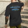 面白いシーラカンスス 魚愛好家 古典学者 長袖tシャツ メンズTシャツ バックプリント 彼への贈り物