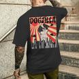 面白い犬 狆 メンズTシャツ バックプリント 彼への贈り物