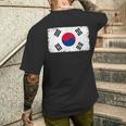 韓国軍 裏面 韓国国旗 メンズTシャツ バックプリント 彼への贈り物