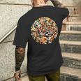 鮮やかで表現力豊かな文化 アフロビート音楽 イタリアデザイン メンズTシャツ バックプリント 彼への贈り物