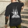 鯉釣り カープハンターデザイン トップカープフィッシング メンズTシャツ バックプリント 彼への贈り物