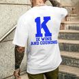 1Kコーチkボールドが勝ち、数え切れないほどのバスケットボール メンズTシャツ バックプリント 彼への贈り物