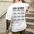 2026年カレンダーシャツメンズレディースキッズ26カレンダー2026 メンズTシャツ バックプリント 彼への贈り物