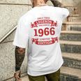 60歳の誕生日 還暦 真のレジェンドは1966年生まれ 長袖tシャツ メンズTシャツ バックプリント 彼への贈り物