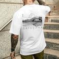 80年代 90年代 レトロな ヴェイパーウェイヴ 原宿 日本 村 メンズTシャツ バックプリント 彼への贈り物