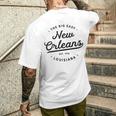 Classic Retrointage New Orleans Louisiana Usa Big Easy メンズTシャツ バックプリント 彼への贈り物