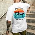 Coachman 馬車 馬車 職業格言 メンズTシャツ バックプリント 彼への贈り物