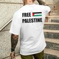Free Gaza Free Palestine Flag ビンテージtシャツ メンズTシャツ バックプリント 彼への贈り物